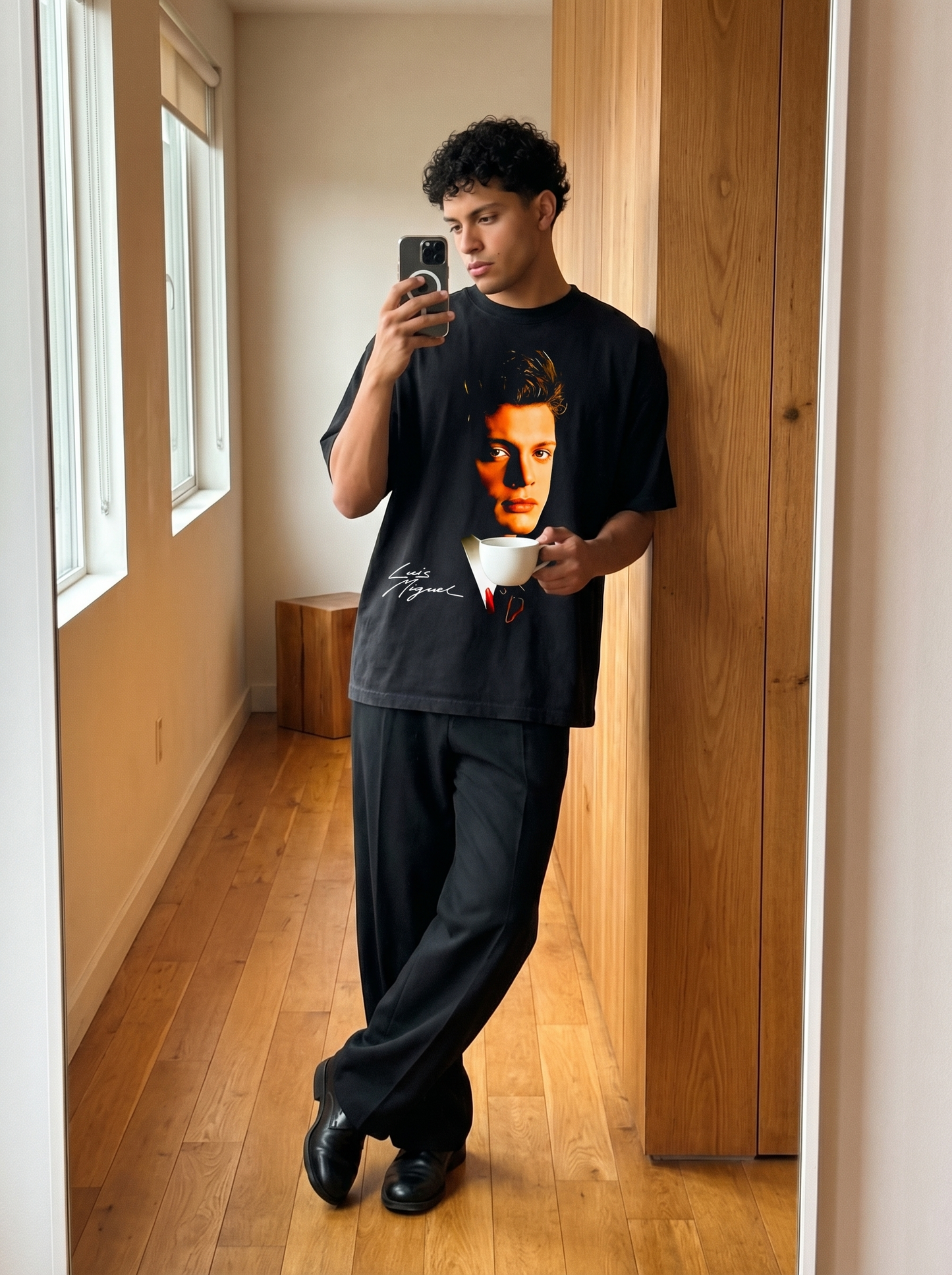 LUIS MIGUEL BLACK TEE