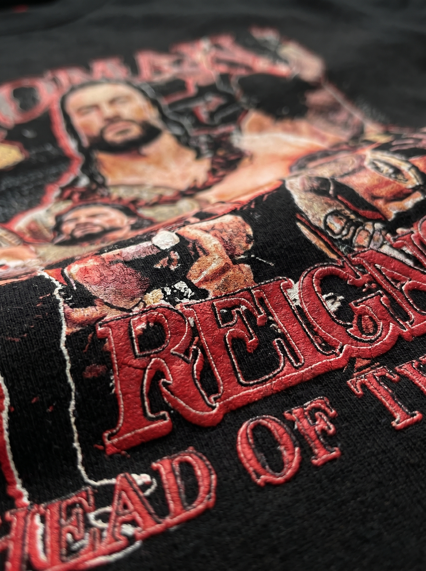 ROMAN REIGNS V2 BLACK TEE