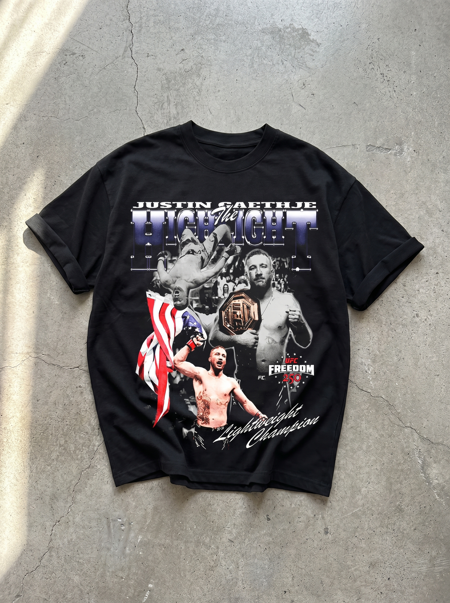JUSTIN GAETHJE V2 BLACK TEE