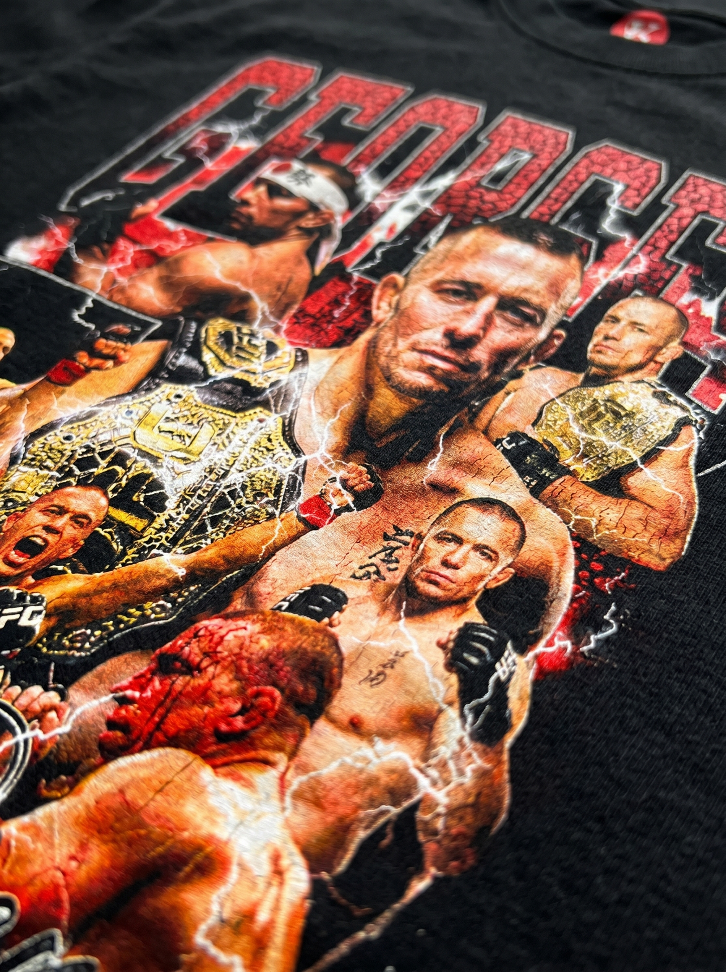 GEORGES ST. PIERRE BLACK TEE