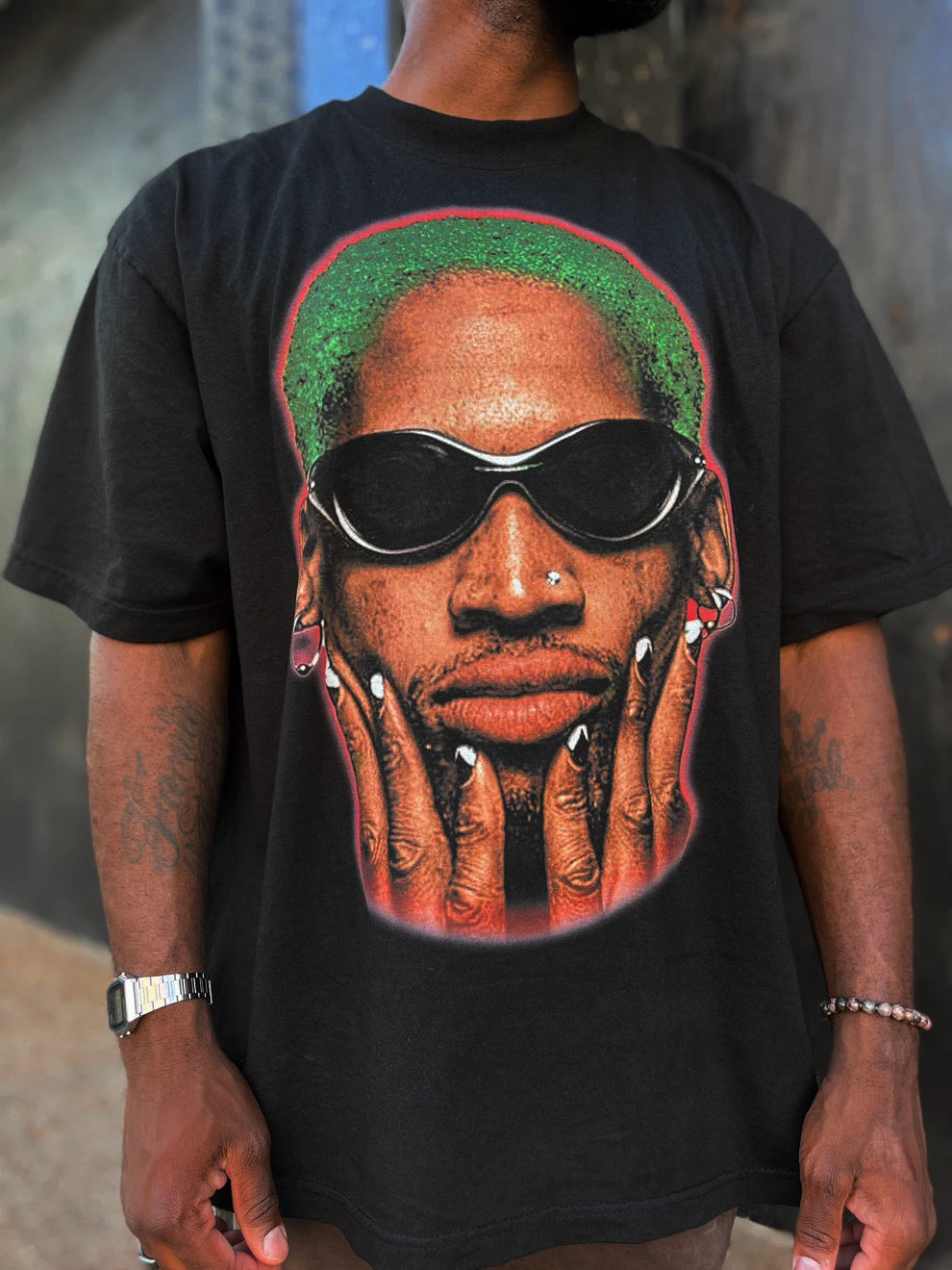 DENNIS RODMAN V4 BLACK TEE